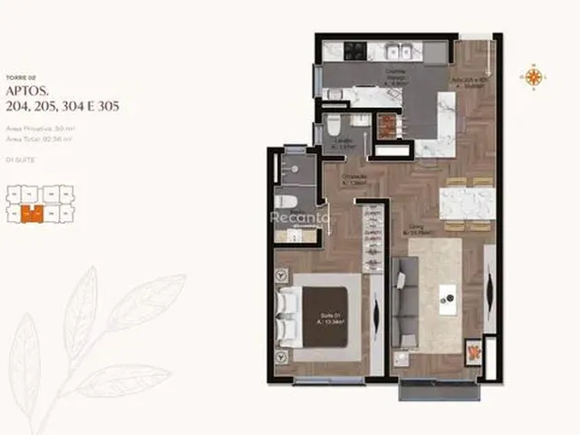Imagem 6: Apartamento em Construção 1 Suíte 60M² - Gramado - Rs