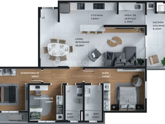 Imagem 5: APARTAMENTO COM ÓTIMA LOCALIZAÇÃO E ACABAMENTO DE QUALIDADE
