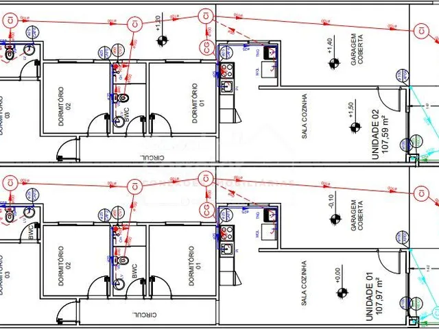 Imagem 3: CASA BAIXA DE 3 DORMITÓRIOS SENDO 1 SUÍTE