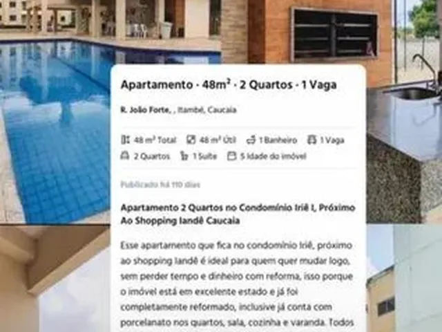 Imagem: Aluguel Apartamento Caucaia