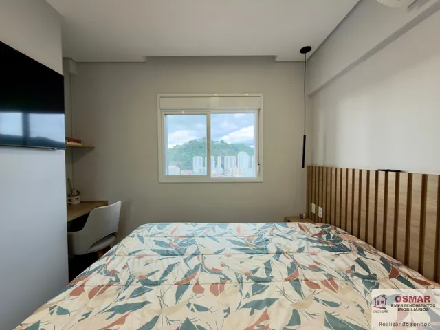 Imagem 10: Apartamento Semidecorado à Venda no Campo Grande, Santos/SP / 1 Dormitório e Vaga