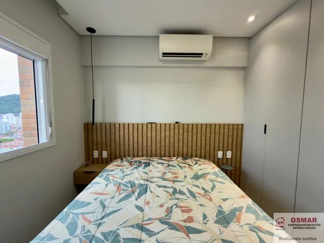 Imagem 3: Apartamento Semidecorado à Venda no Campo Grande, Santos/SP / 1 Dormitório e Vaga