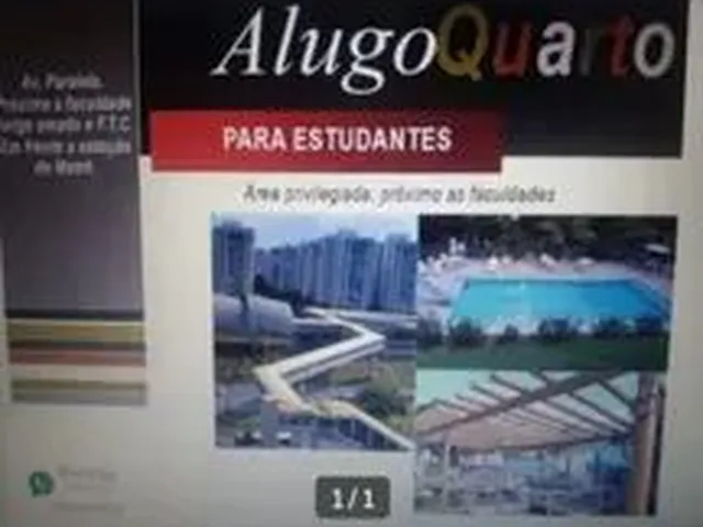 Imagem: Alugo Quartos P/ Estudantes Próximo Às