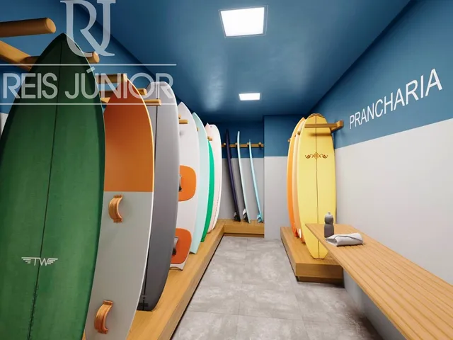 Imagem 9: Studio Vista Mar com estrutura de lazer e segurança