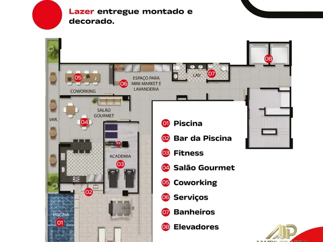 Imagem 9: Lançamento Apartamento 1 e 2 quartos Alto Padrão a venda em Praia de Itaparica Vihla