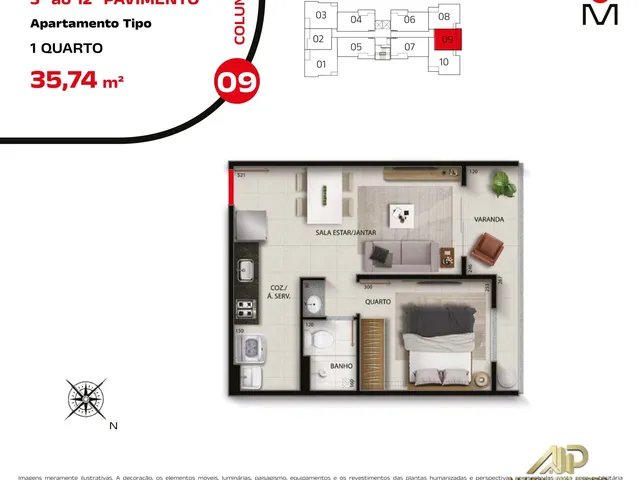 Imagem 7: Lançamento Apartamento 1 e 2 quartos Alto Padrão a venda em Praia de Itaparica Vihla