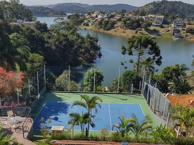 Imagem: Linda Chácara, a Beira da Represa ( Pé