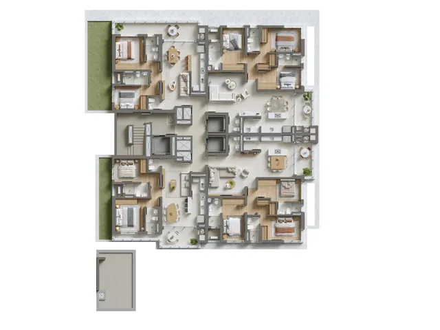 Imagem 3: APARTAMENTO NA PRAIA BRAVA PRÓXIMO AO MAR COM 3 SUITES