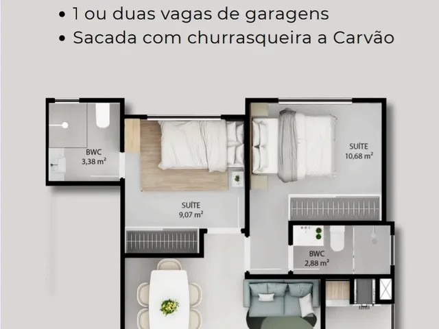 Imagem 12: Monterrey Apartamento com 2 dormitórios
