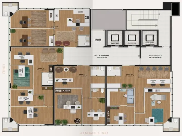 Imagem 8: TOP CLASS CORPORATE - SALA COMERCIAL PARA LOCAÇÃO EM BALNEÁRIO CAMBORIÚ SALA PARA