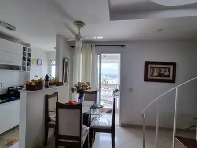 Imagem: O apartamento na cobertura possui 3 Dormitórios, 2