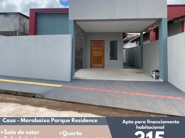 Imagem: A casa possui 2 Dormitórios, 2 Banheiros, 1 Vaga na