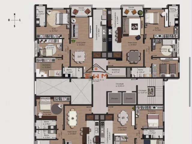 Imagem 9: Apartamento na planta à venda em Farroupilha, Centro - 2 dormitórios, suíte, sacada e