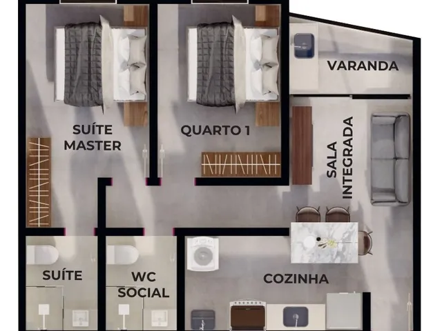 Imagem 2: Kaunis Casa com 2 dormitórios