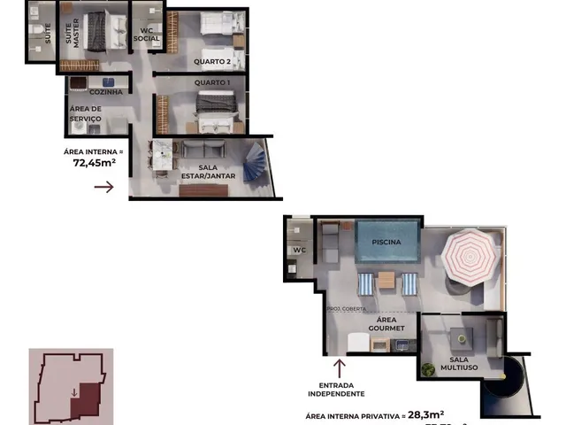 Imagem 10: Kaunis Casa com 2 dormitórios