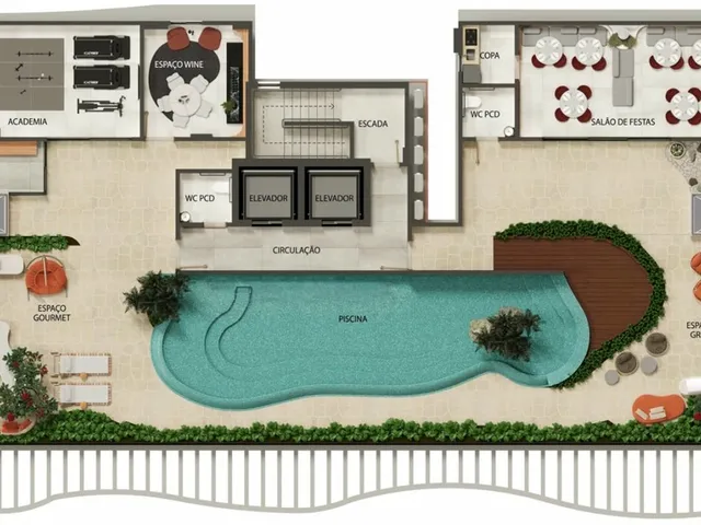 Imagem 3: Botanic Apartamento com 2 dormitórios