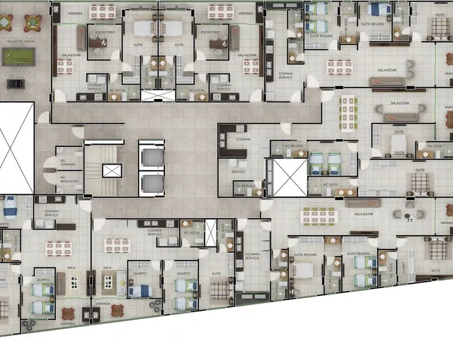 Imagem 2: Belmare Apartamento com 3 dormitórios
