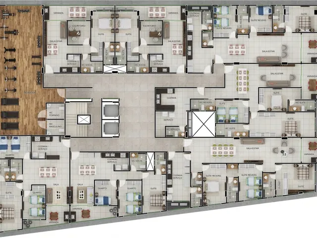 Imagem 3: Belmare Apartamento com 3 dormitórios