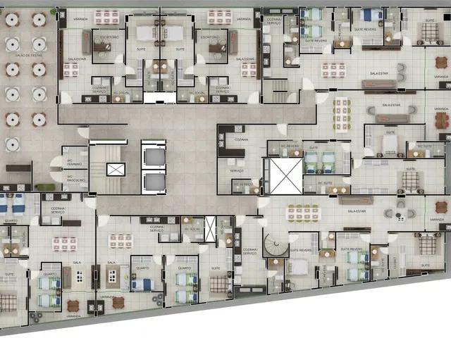 Imagem 4: Belmare Apartamento com 3 dormitórios