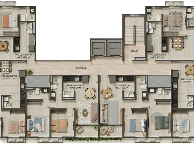 Imagem 4: Ciel Garden Apartamento com 3 dormitórios