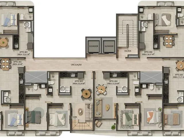 Imagem 5: Ciel Garden Apartamento com 3 dormitórios