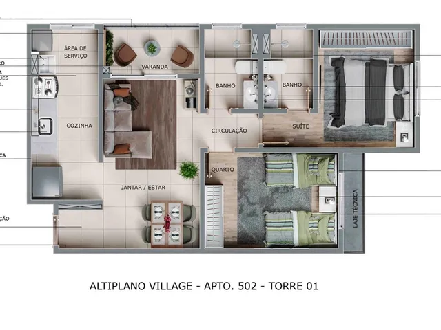 Imagem 3: Altiplano Village - Fase 1