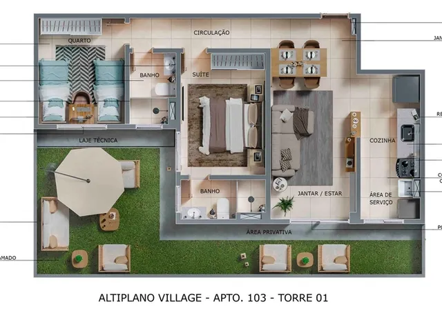 Imagem 5: Altiplano Village - Fase 1