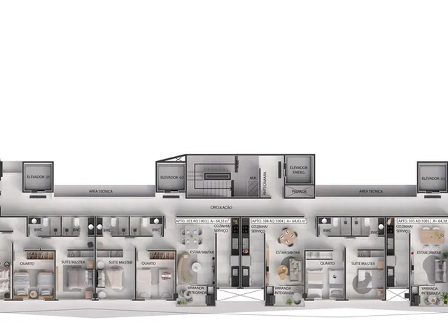 Imagem 11: Elevatto Apartamento com 3 dormitórios