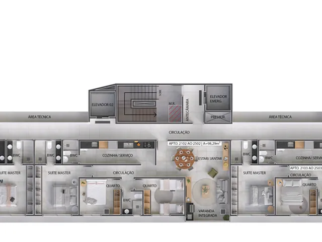 Imagem 12: Elevatto Apartamento com 3 dormitórios