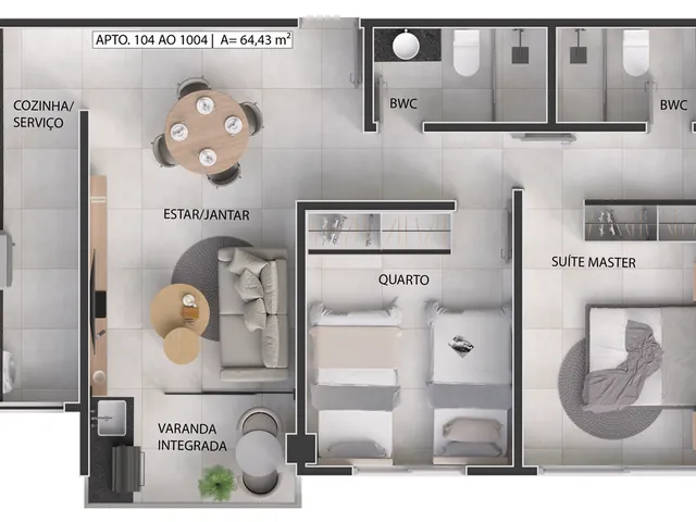 Imagem 13: Elevatto Apartamento com 3 dormitórios