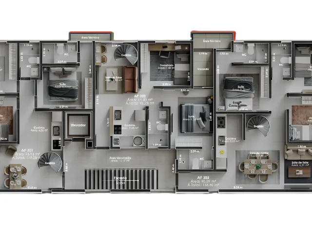 Imagem 3: Altiplano Ocean Apartamento com 2 dormitórios