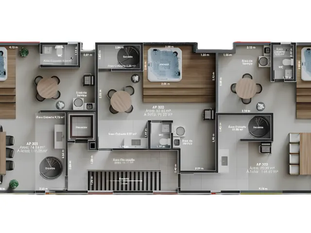 Imagem 4: Altiplano Ocean Apartamento com 2 dormitórios