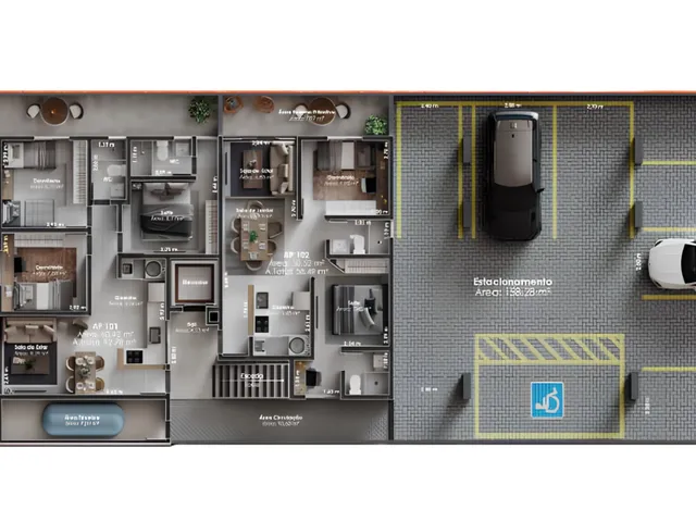Imagem 5: Altiplano Ocean Apartamento com 2 dormitórios
