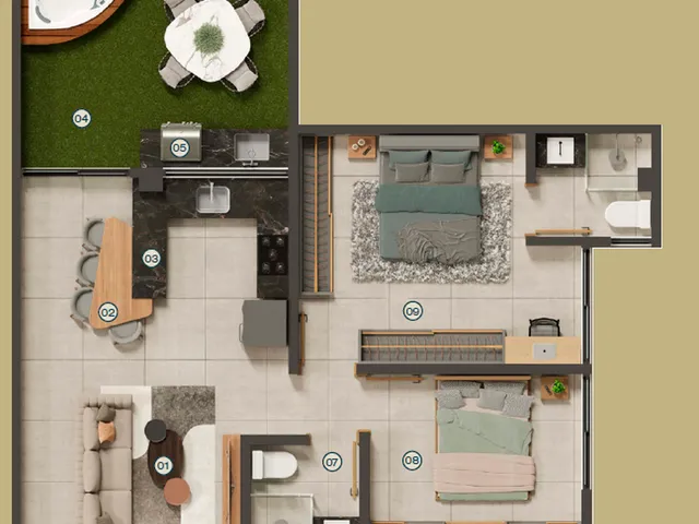 Imagem 12: Domani Apartamento com 2 dormitórios