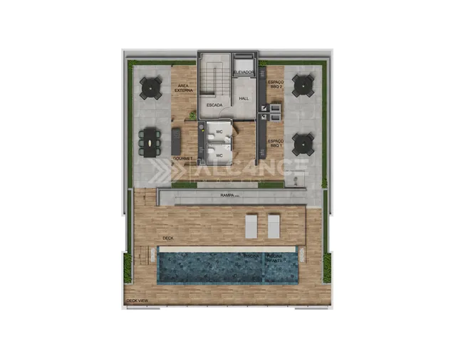 Imagem 12: Apto - 3 Quartos - 1 Suíte - 81,56m² - Poço, Cabedelo/PB