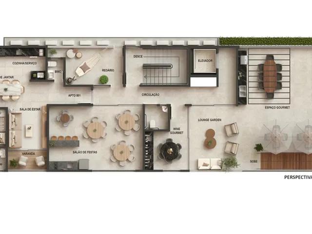 Imagem 2: Inovi Jardins Apartamento com 2 dormitórios