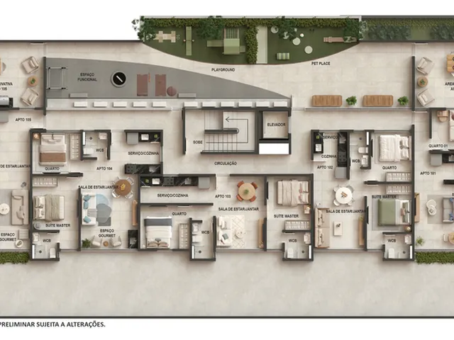 Imagem 3: Inovi Jardins Apartamento com 2 dormitórios