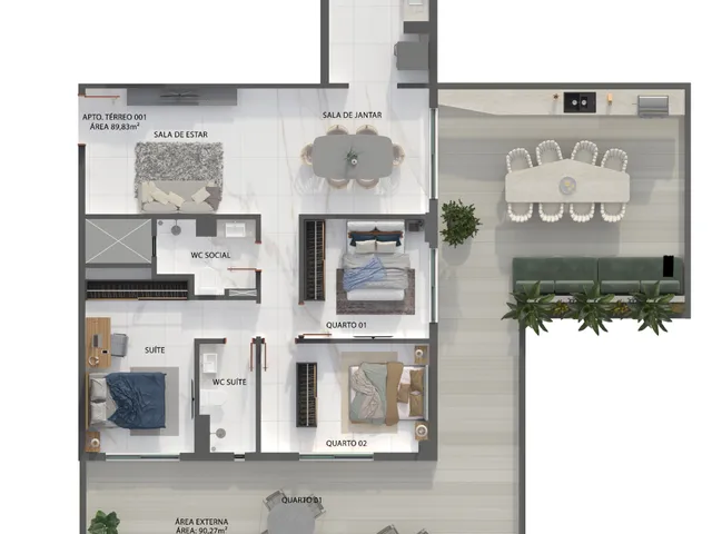 Imagem 16: Voal Apartamento com 2 dormitórios