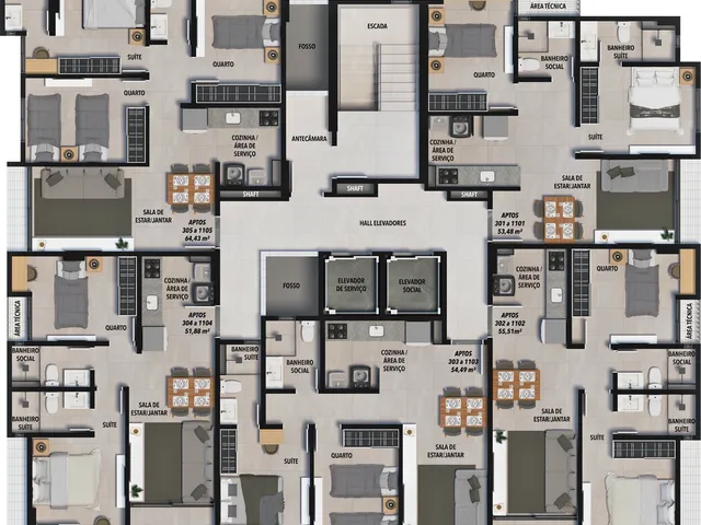 Imagem 7: Serra Nevada Apartamento com 2 dormitórios