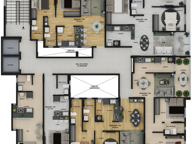Imagem 1: Huios di Cittá Flat / studio com 1 dormitório