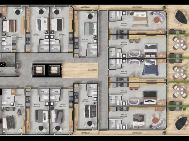 Imagem 3: Iconyc Apartamento com 1 dormitório