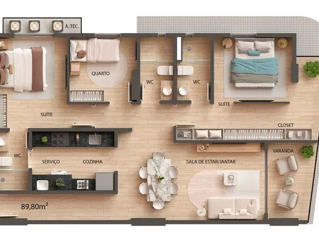 Imagem 9: Soneto Apartamento com 2 dormitórios