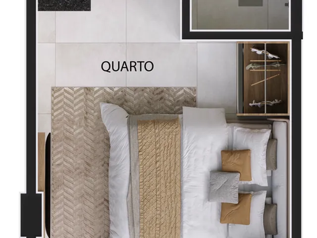 Imagem 6: Loop Apartamento com 1 dormitório