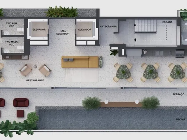Imagem 2: Ceety Miramar Apartamento com 1 dormitório
