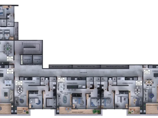 Imagem 6: Elo Gold Apartamento com 2 dormitórios