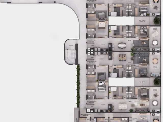 Imagem 4: Wave Apartamento com 3 dormitórios