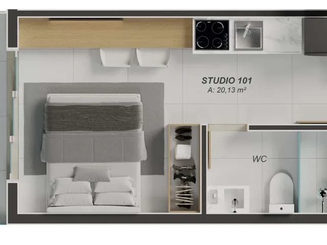 Imagem 8: Park View Apartamento com 1 dormitório