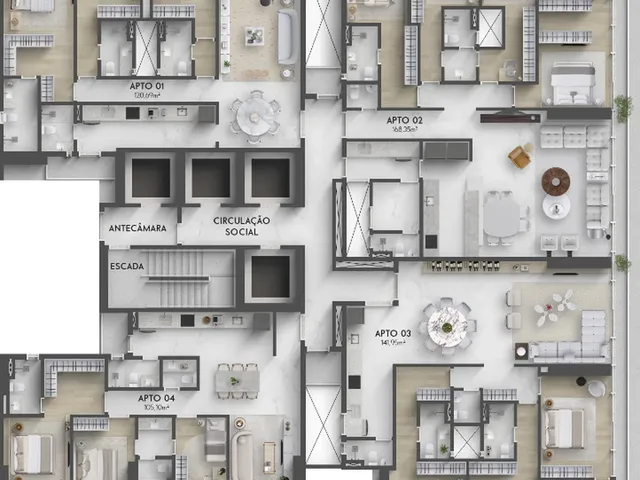 Imagem 2: Artus Blanc Apartamento com 3 dormitórios