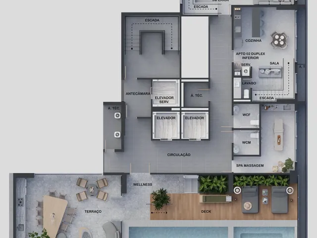 Imagem 2: Casa Altiplano Apartamento com 1 dormitório
