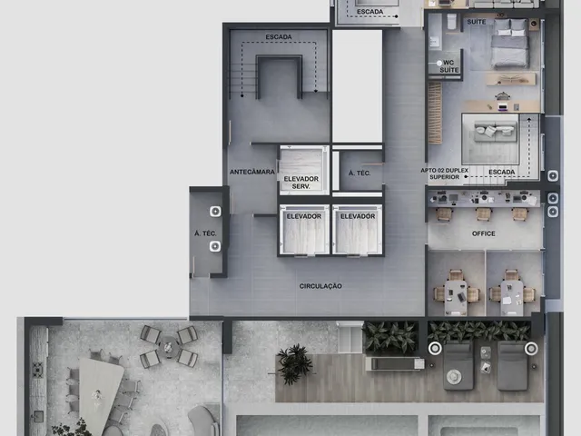 Imagem 3: Casa Altiplano Apartamento com 1 dormitório
